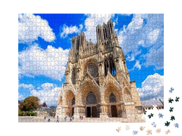 Puzzle de 1000 pièces « Cathédrale de Reims, France »
