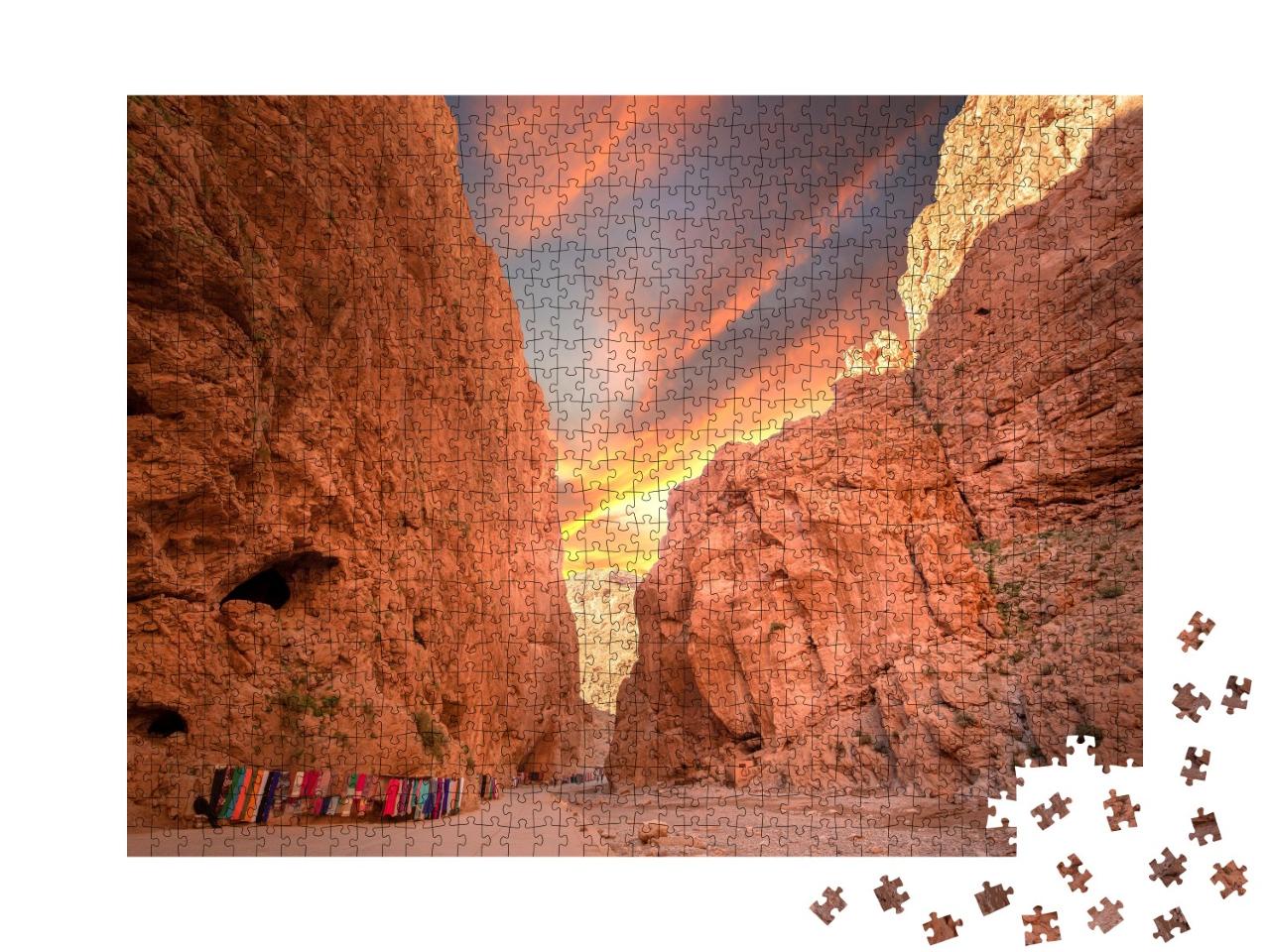 Puzzle de 1000 pièces « Gorges du Todra au Maroc »