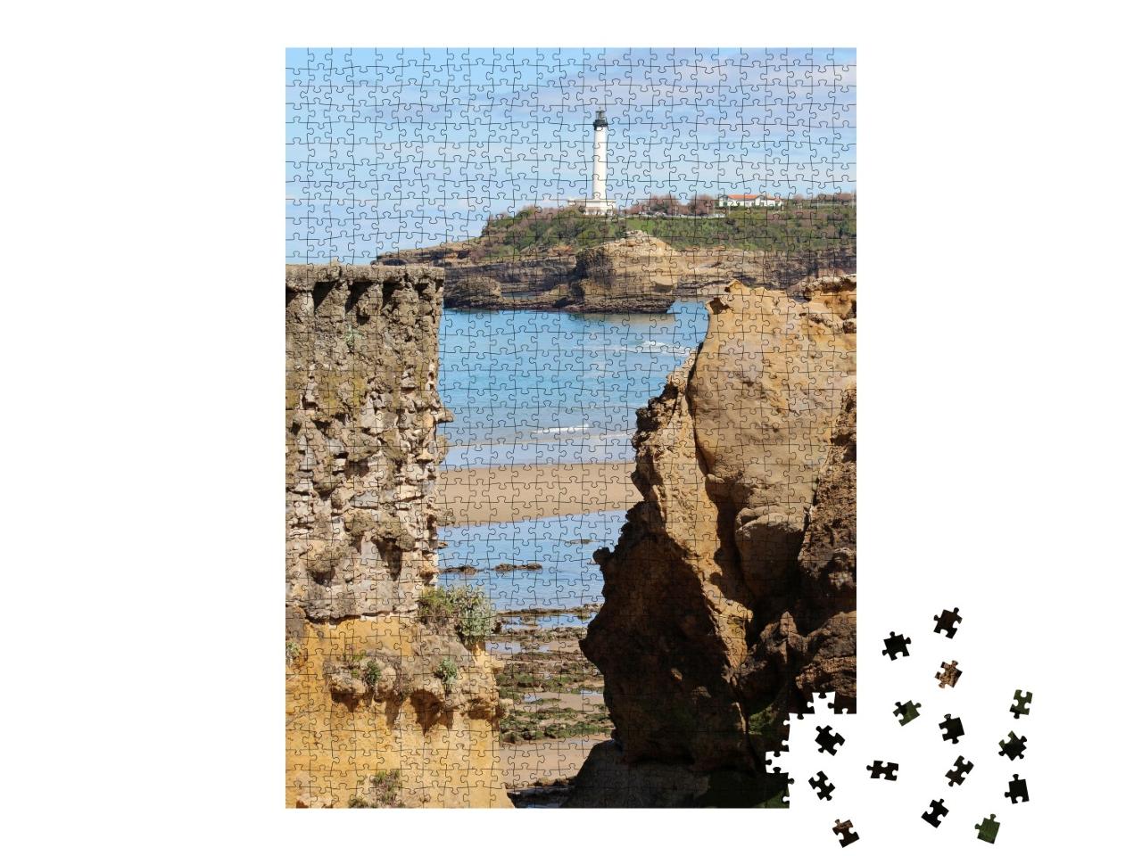 Puzzle de 1000 pièces « La belle Biarritz dans le sud de la France. »
