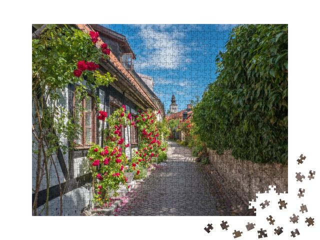 Puzzle de 1000 pièces « Visby, ville hanséatique historique en Suède »