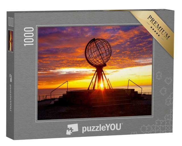 Puzzle de 1000 pièces « Lever de soleil au Cap Nord »