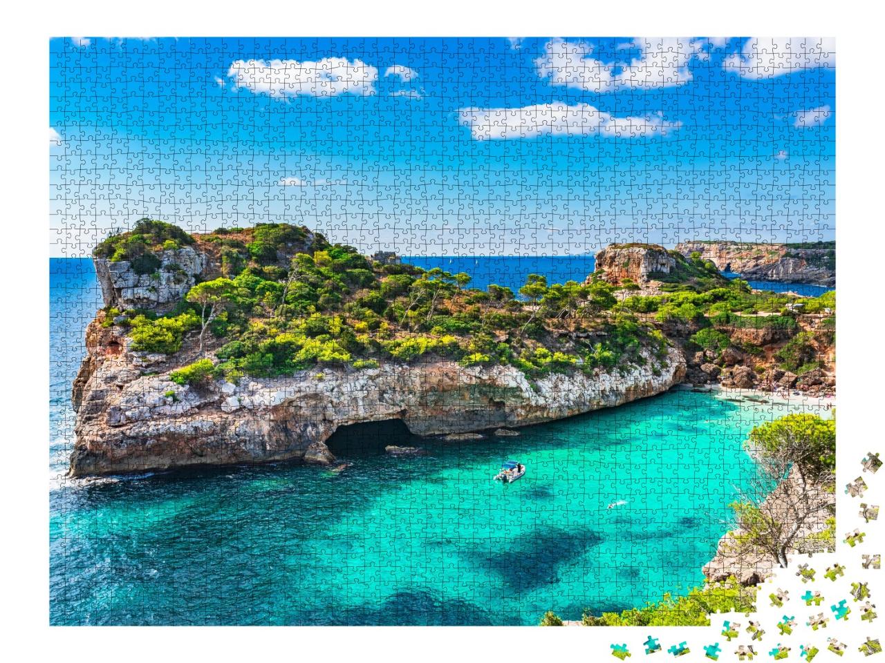 Puzzle de 2000 pièces « Plage de Majorque, Espagne, Méditerranée »