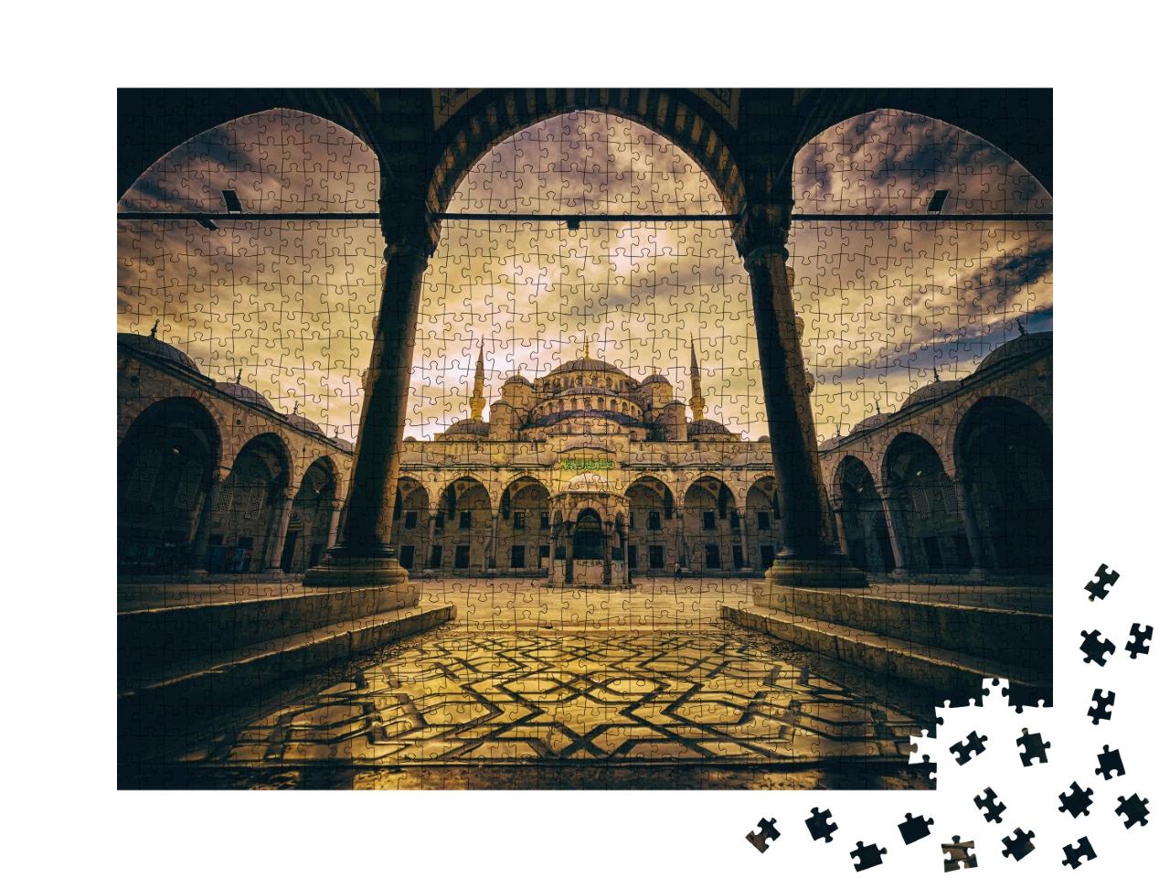 Puzzle de 1000 pièces « La mosquée du Sultan Ahmed, Istanbul »