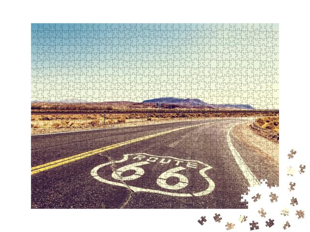Puzzle de 1000 pièces « Route 66 »
