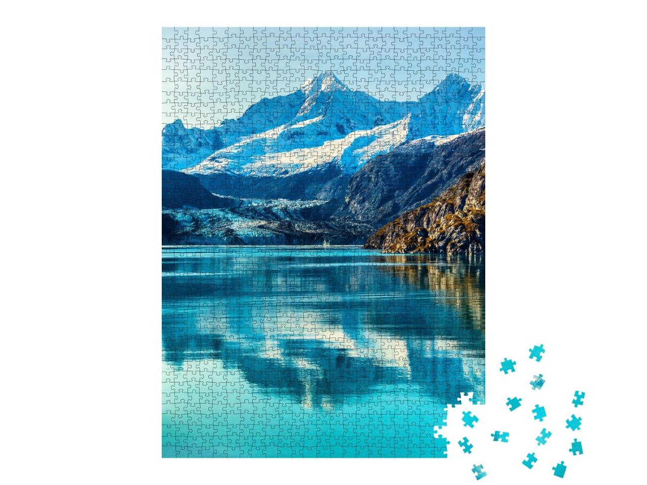 Puzzle de 1000 pièces « Baie des Glaciers en Alaska »