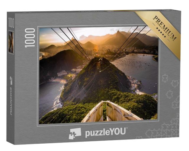 Puzzle de 1000 pièces « Téléphérique du Pain de Sucre, Rio de Janeiro, Brésil »
