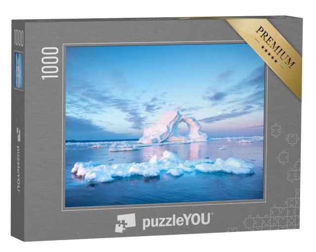 Puzzle de 1000 pièces « Iceberg au lever du soleil »