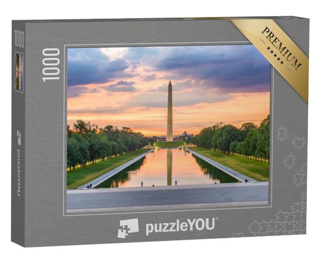 Puzzle de 1000 pièces « Washington Monument au Reflecting Pool, États-Unis »