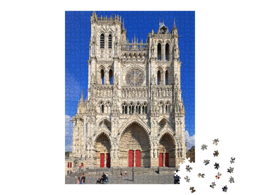 Puzzle de 1000 pièces « Cathédrale d'Amiens, France »