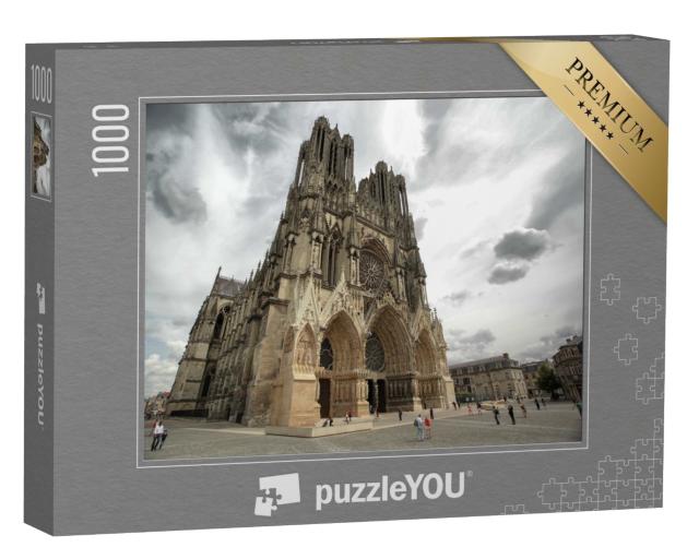 Puzzle de 1000 pièces « Cathédrale de Reims en France »