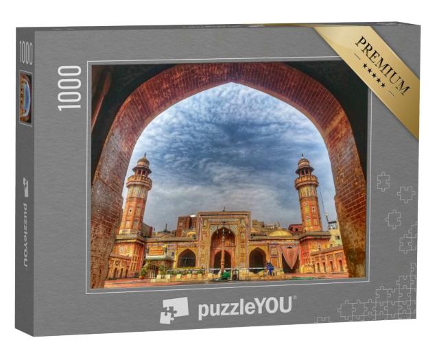 Puzzle de 1000 pièces « Belle vue sur Wazir Khan Masjid Lahore, Pakistan »