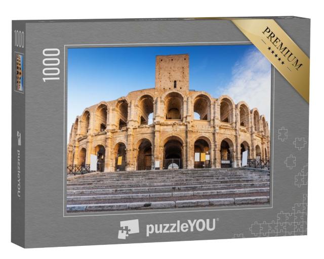 Puzzle de 1000 pièces « Provence, France. Amphithéâtre romain dans la vieille ville d'Arles. »