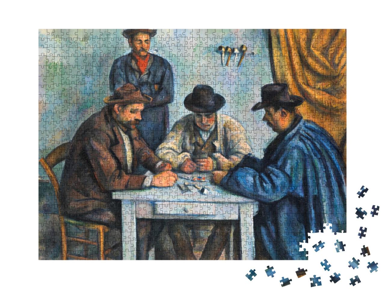 Puzzle de 1000 pièces « Paul Cézanne - Les joueurs de cartes »