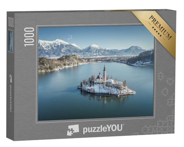 Puzzle de 1000 pièces « L'île de Bled sur le lac en Slovénie »