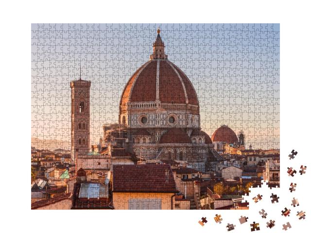 Puzzle de 1000 pièces « Cathédrale Santa Maria del Fiore à Florence, Toscane, Italie »