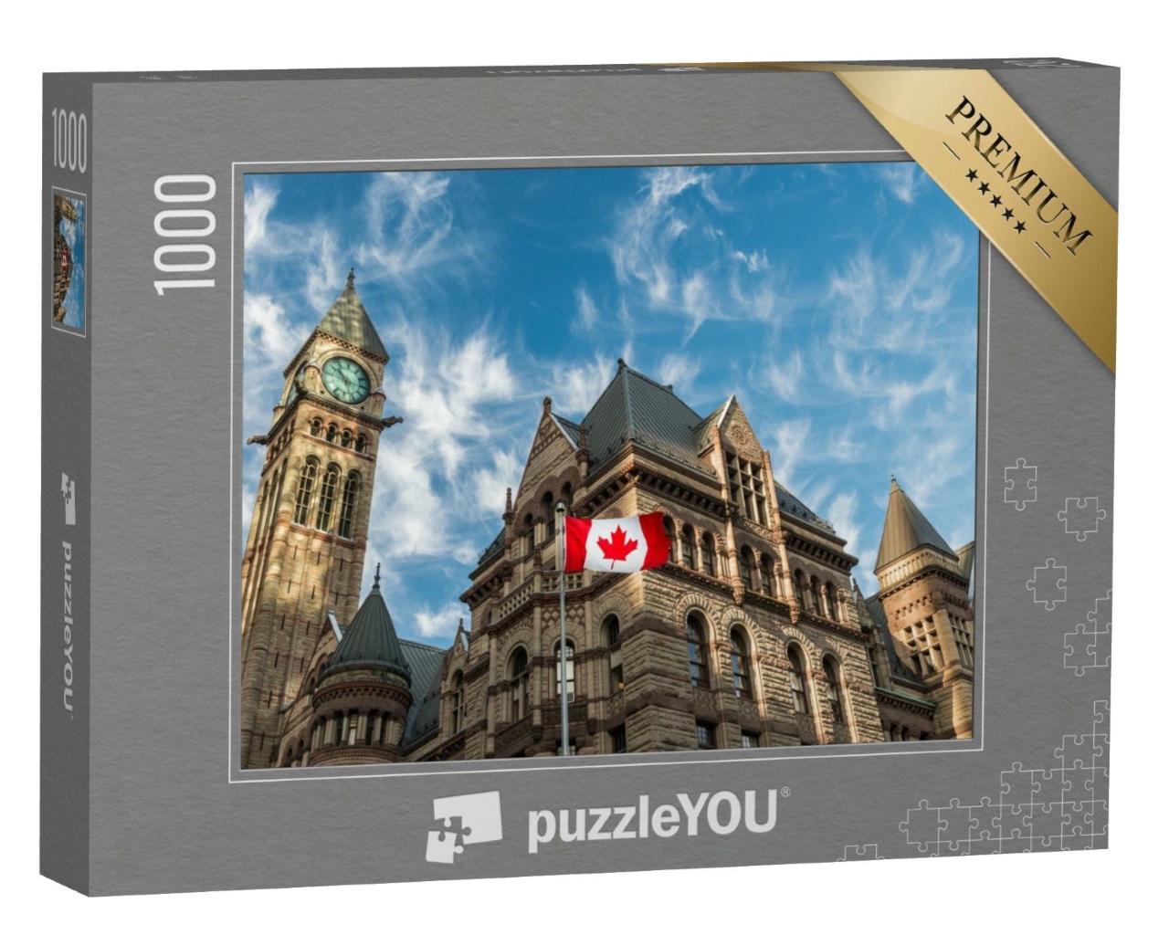 Puzzle de 1000 pièces « Ancien hôtel de ville de Toronto, Canada »