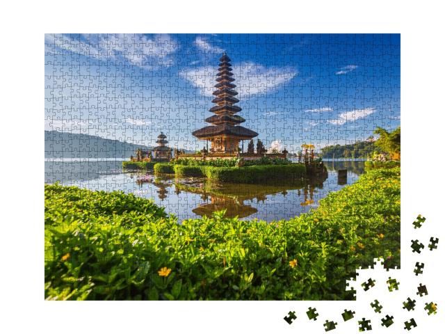 Puzzle de 1000 pièces « Temple de Beratan-Tempel, île de Bali, Indonésie »