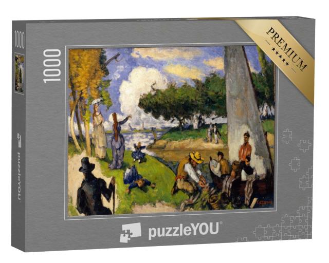 Puzzle de 1000 pièces « Paul Cézanne - Les pêcheurs (Scène fantastique) »