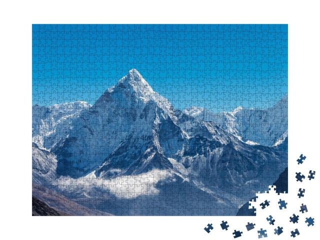 Puzzle de 1000 pièces « Montagnes enneigées de l'Himalaya »