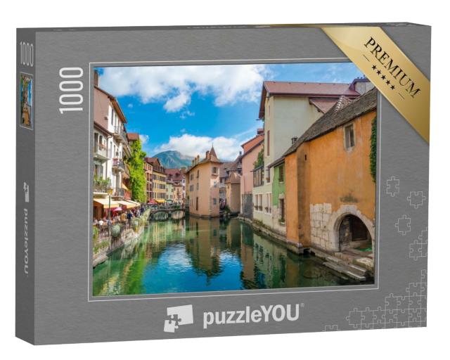 Puzzle de 1000 pièces « Vue sur la vieille ville d'Annecy - Haute-Savoie, France »