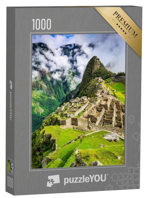 Puzzle de 1000 pièces « Machu Picchu : ruines de la cité de l'empire inca, Pérou »