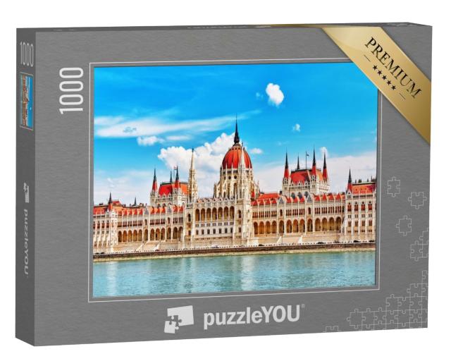 Puzzle de 1000 pièces « Le Parlement hongrois sur le Danube, Budapest »