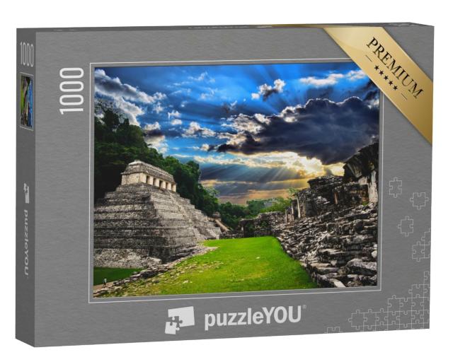 Puzzle de 1000 pièces « Ruines mayas de Palenque, Mexique »