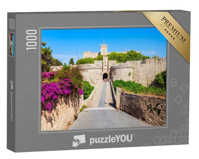 Puzzle de 1000 pièces « Vieille ville de Rhodes, Grèce »