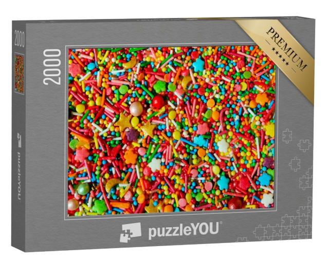 Puzzle de 2000 pièces « Crumble en sucre coloré »