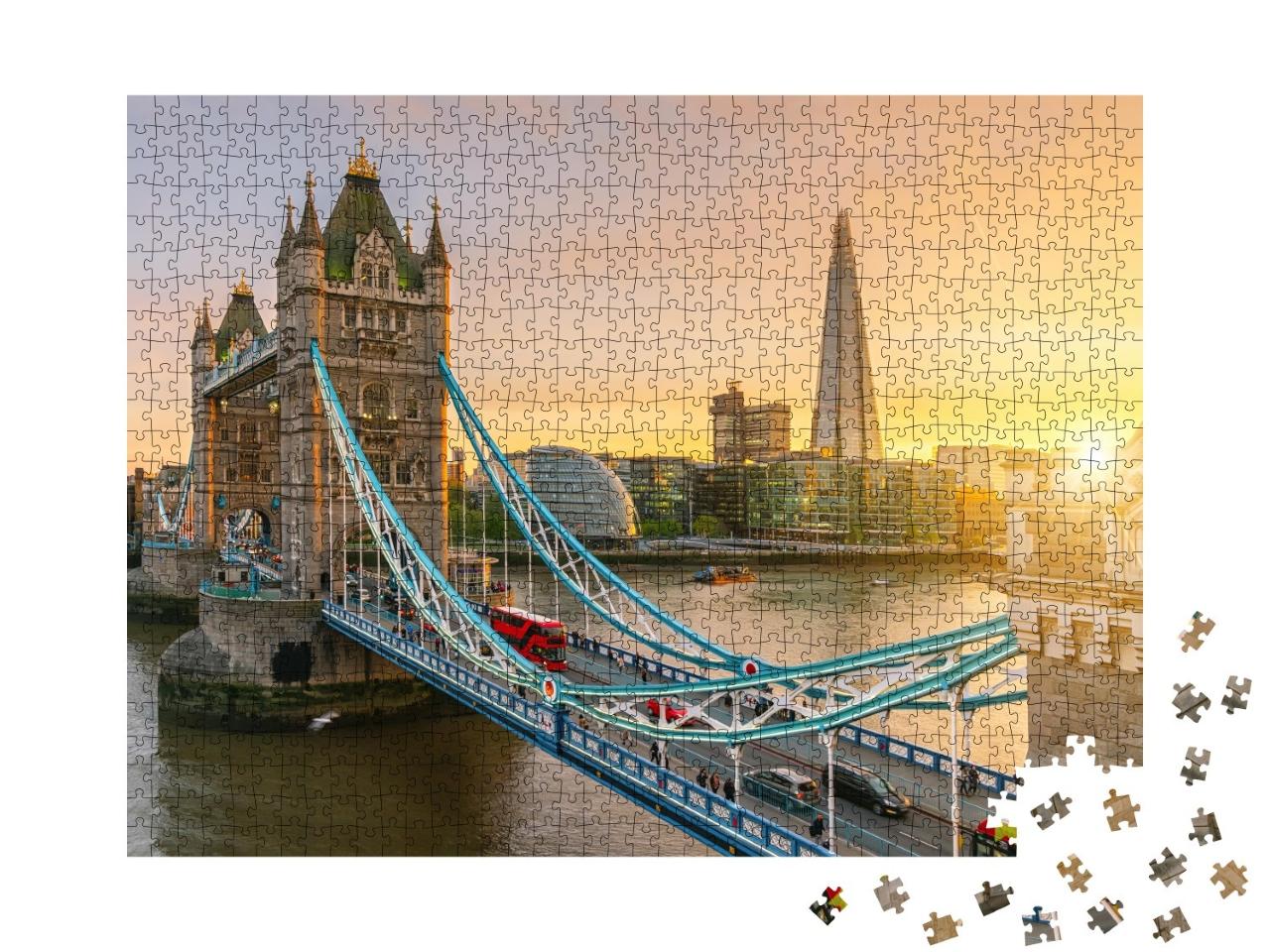 Puzzle de 1000 pièces « Pont de la Tour de Londres »