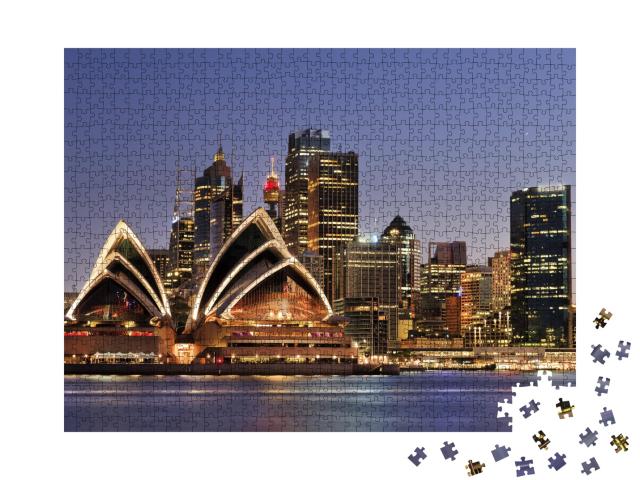 Puzzle de 1000 pièces « Skyline de Sydney, Australie »