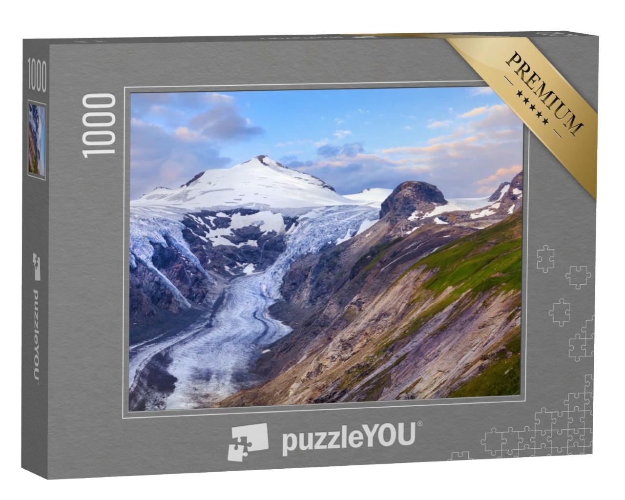 Puzzle de 1000 pièces « Glacier Pasterze et sommet du Johannisberg »