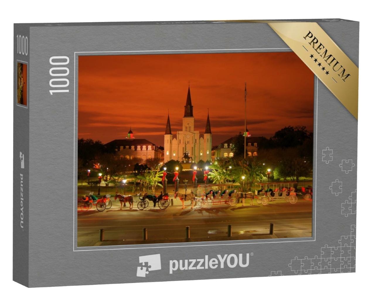Puzzle de 1000 pièces « Jackson Square à la Nouvelle-Orléans »