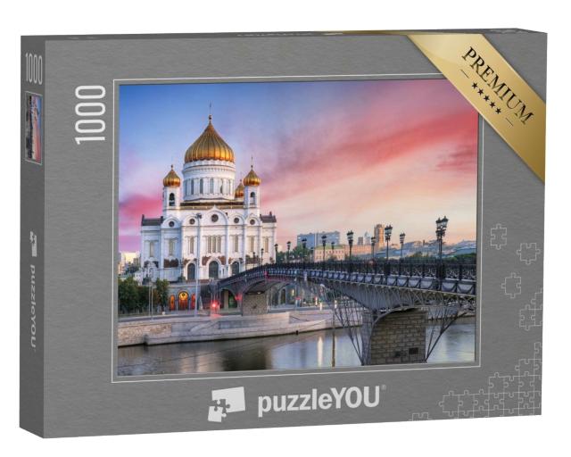 Puzzle de 1000 pièces « Cathédrale du Christ-Sauveur à Moscou, Russie »
