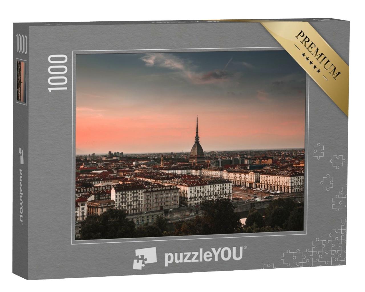 Puzzle de 1000 pièces « La ville de Turin, Italie »