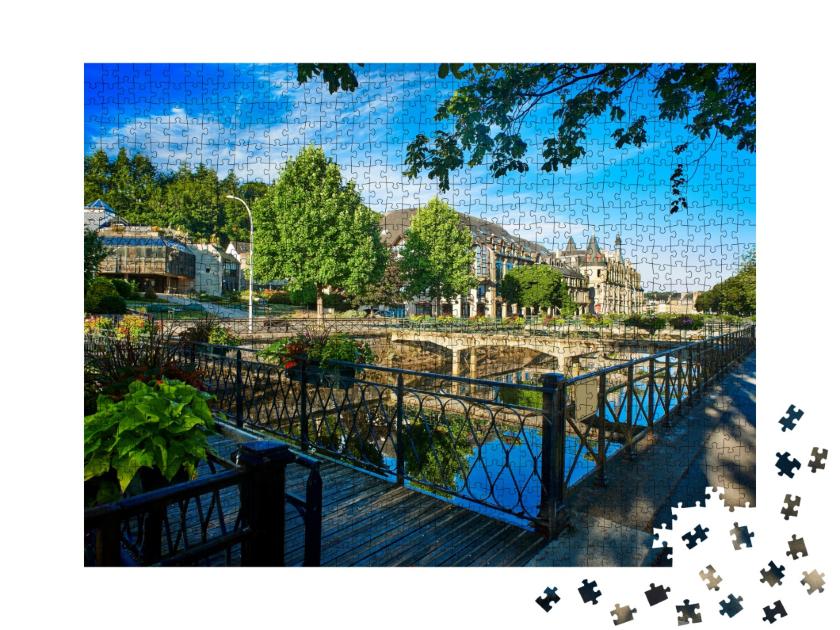 Puzzle de 1000 pièces « ville de quimper en bretagne france »