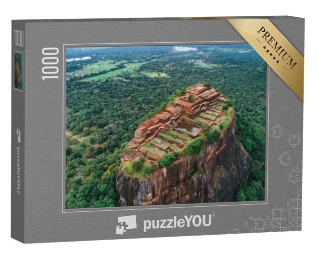 Puzzle de 1000 pièces « Sigiriya le rocher du lion, forteresse rocheuse au Sri Lanka »