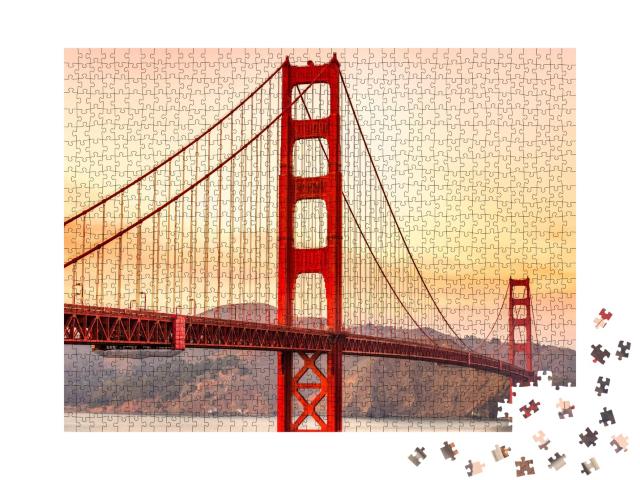 Puzzle de 1000 pièces « Golden Gate Bridge à San Francisco, Californie, États-Unis »