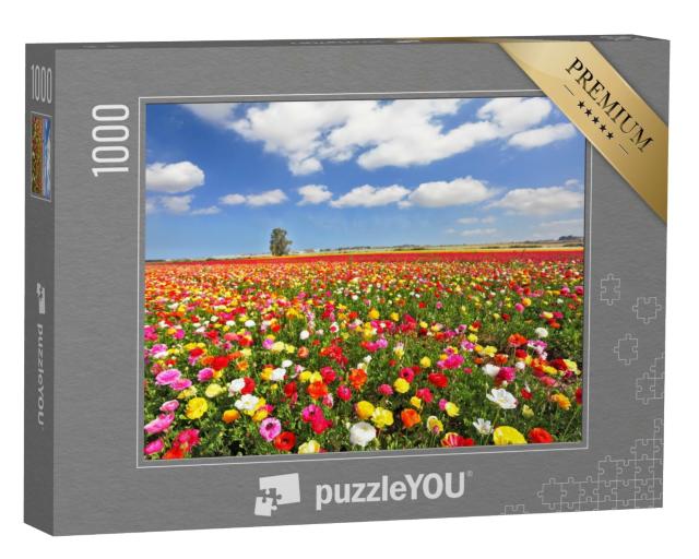 Puzzle de 1000 pièces « Les boutons d'or comme renoncules de jardin »