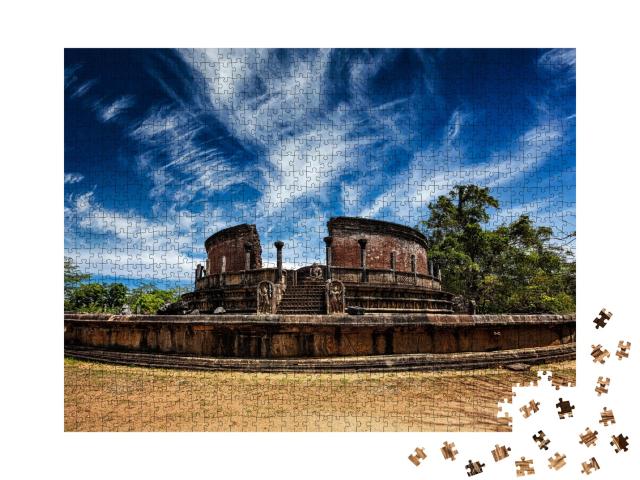 Puzzle de 1000 pièces « Ancien vatadage (stupa bouddhiste) à Pollonnaruwa, Sri Lanka »