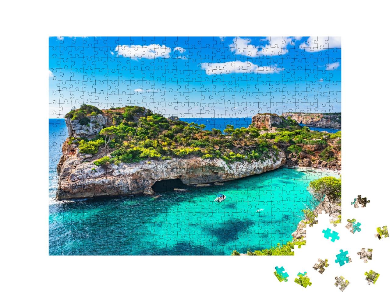 Puzzle de 500 pièces « Plage de Majorque, Espagne, Méditerranée »