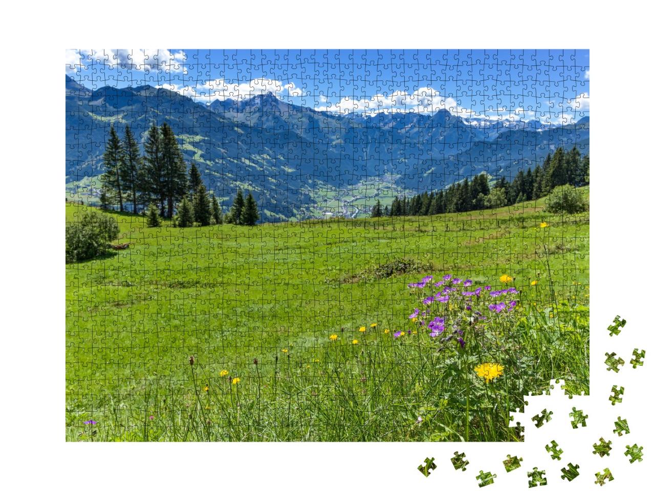 Puzzle de 1000 pièces « Zillertal, Tyrol »
