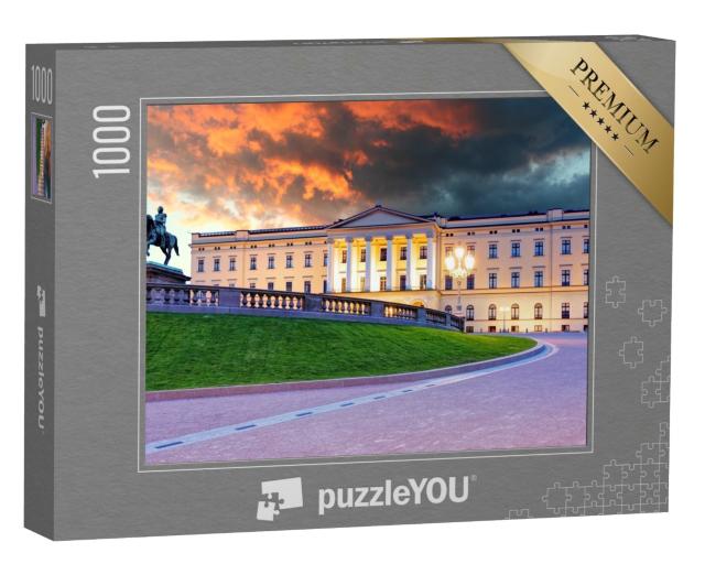 Puzzle de 1000 pièces « Palais royal, Oslo, Norvège »
