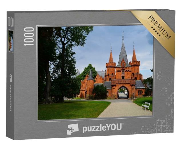 Puzzle de 1000 pièces « Château de Hradec nad Moravici en République tchèque »