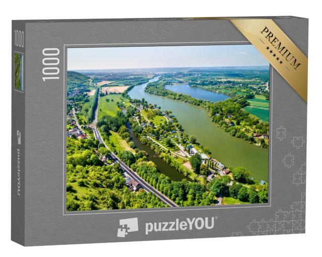 Puzzle de 1000 pièces « La Seine à Château Gaillard, France »