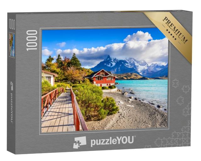 Puzzle de 1000 pièces « Patagonie, Chili - Torres del Paine et Lago Pehoe en Patagonie, Chili »