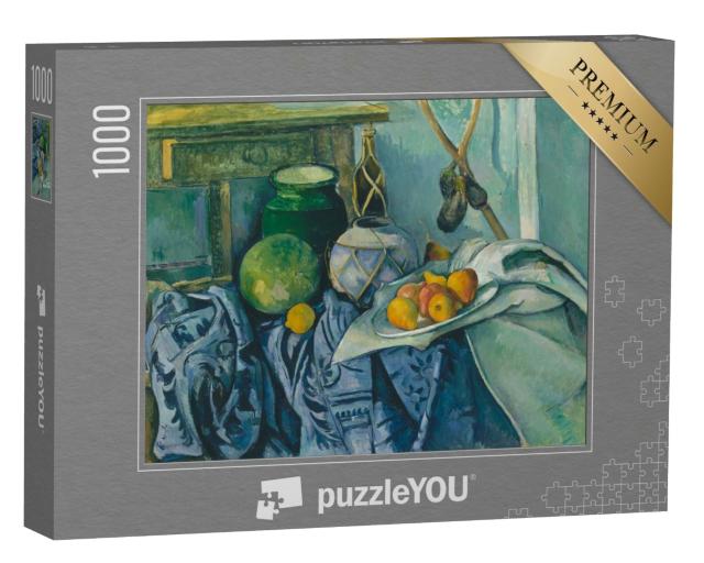 Puzzle de 1000 pièces « Paul Cézanne - Nature morte au bocal de gingembre et aux aubergines »
