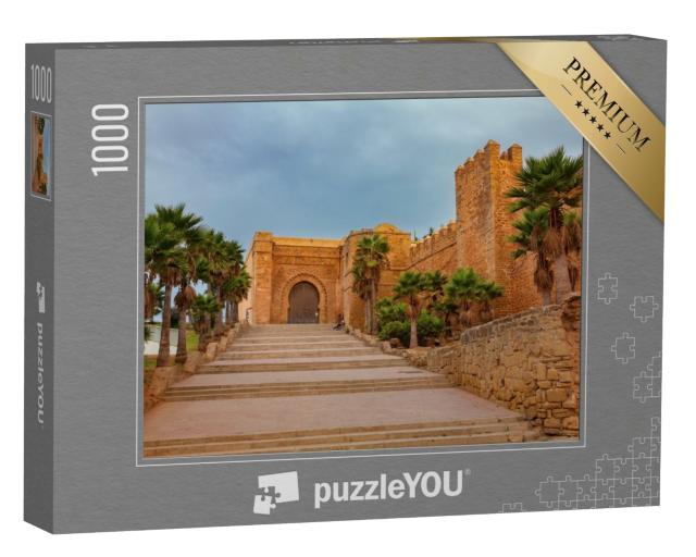 Puzzle de 1000 pièces « Bab el Kebir, porte principale de la kasbah des Oudayas, Rabat, Maroc »