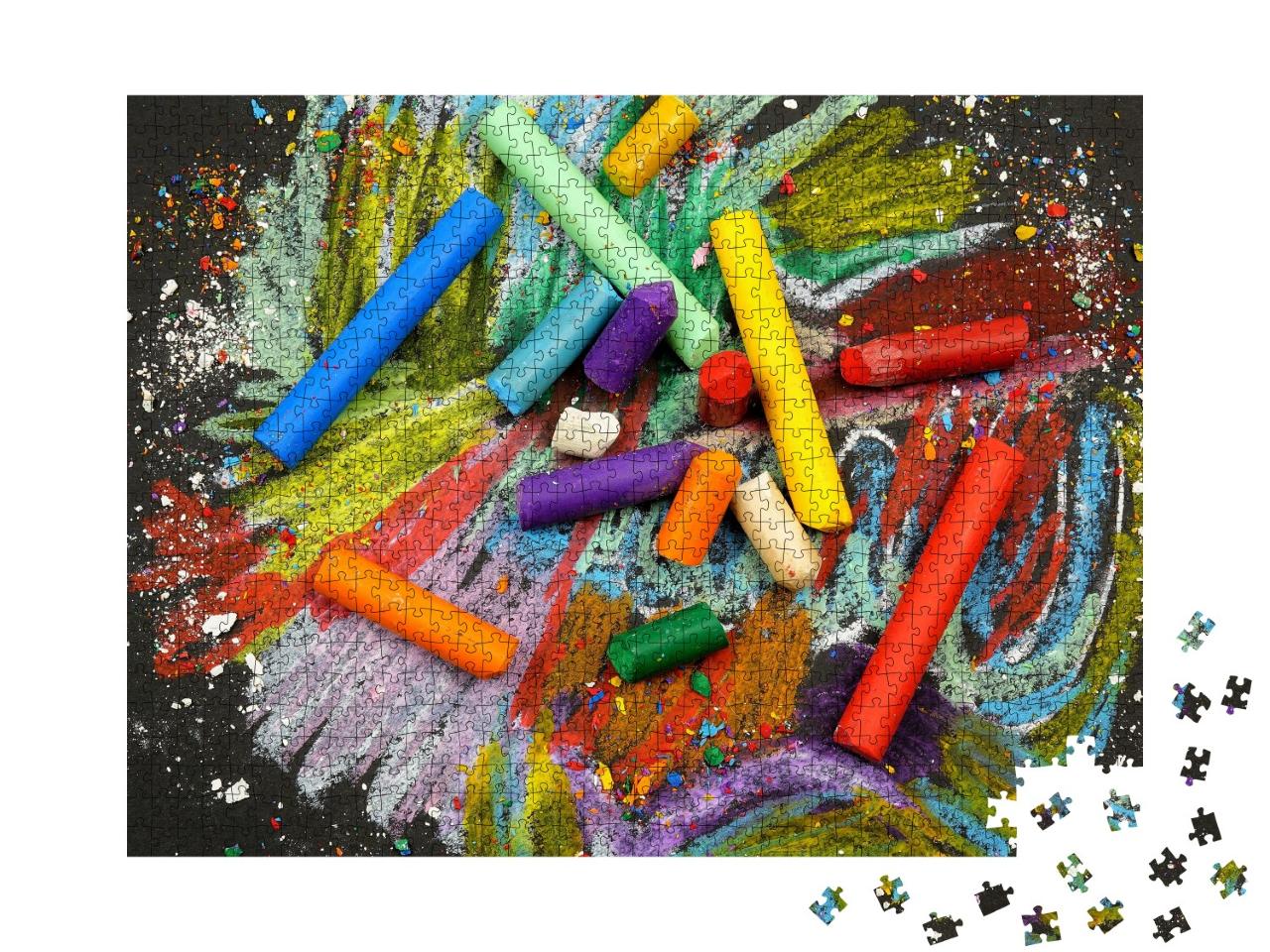 Puzzle de 1000 pièces « Crayons de cire »