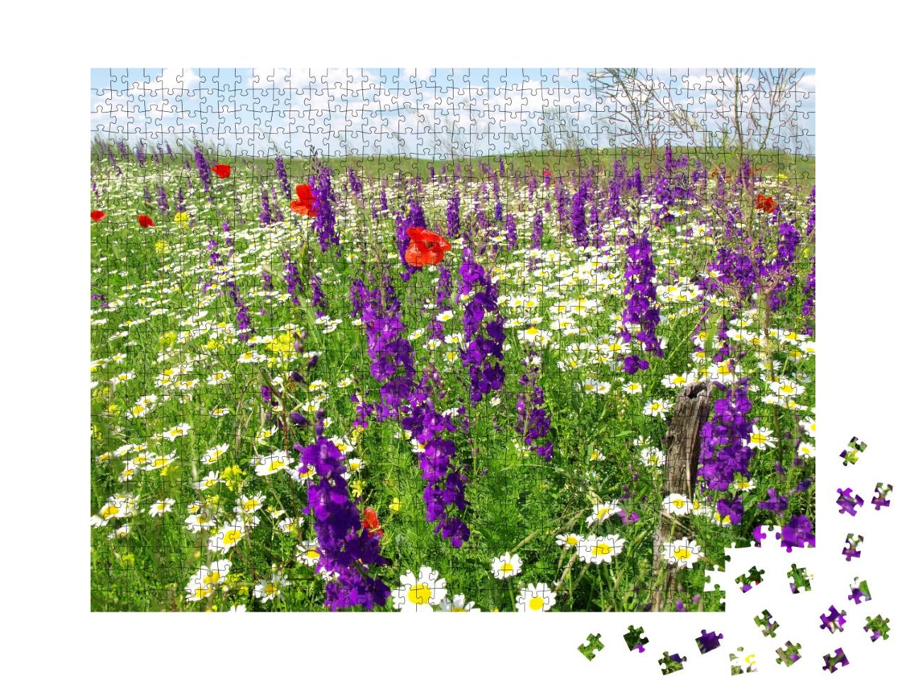 Puzzle de 1000 pièces « Fleurs sauvages d'été »